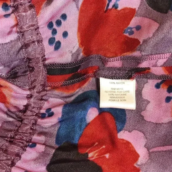 Rebecca Taylor Tank Top Shirt Sleeveless Ruffled Floral - Picture 6 of 10